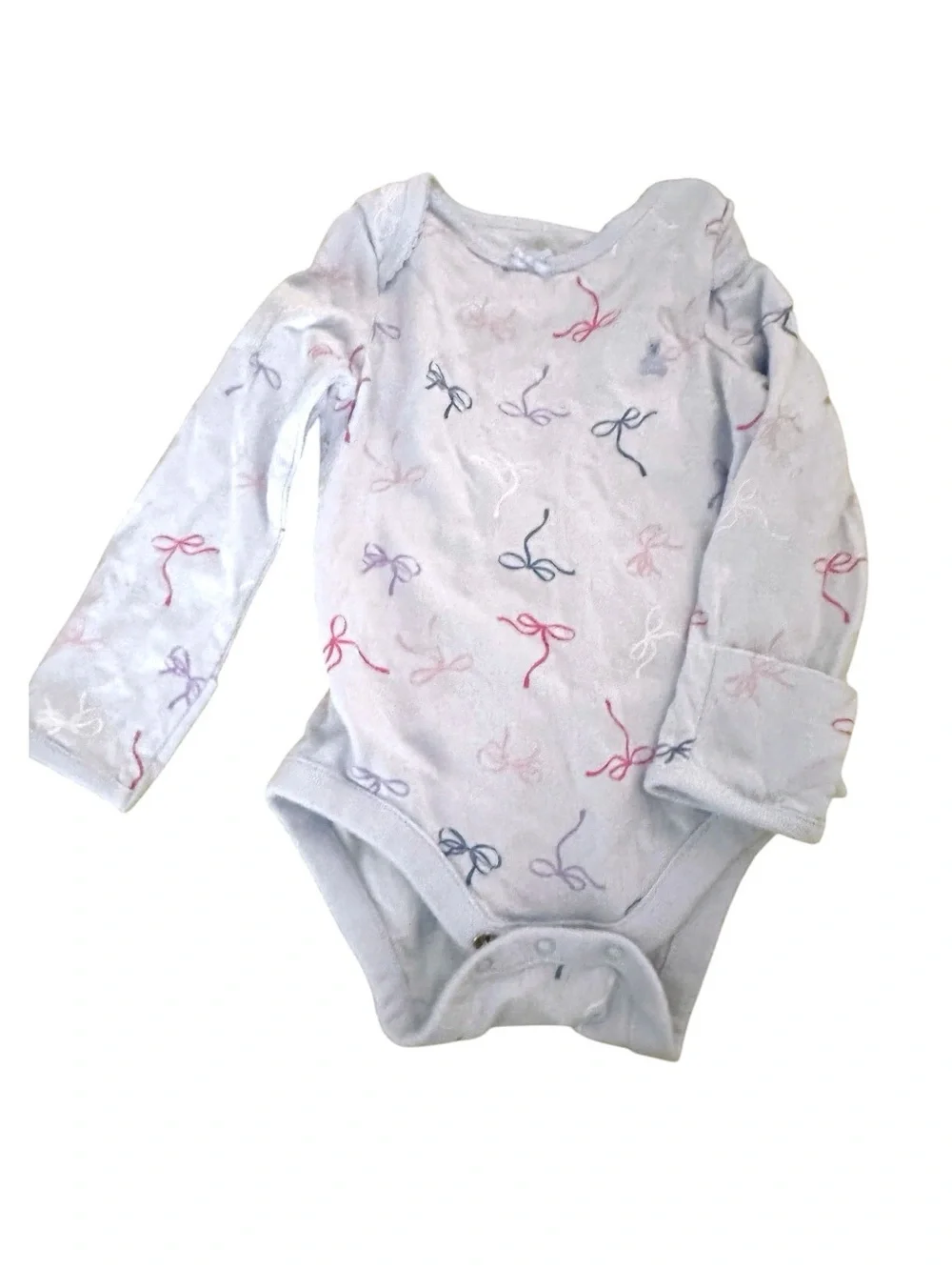 Baby GAP Organic Cotton Bodysuit & Matching Pants  size 3-6 months - bows